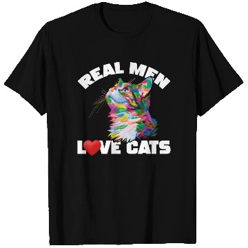 Discover Real Men Love Cats T Shirts