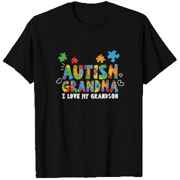 Discover Autism Grandma I Love My Grandson T Shirts