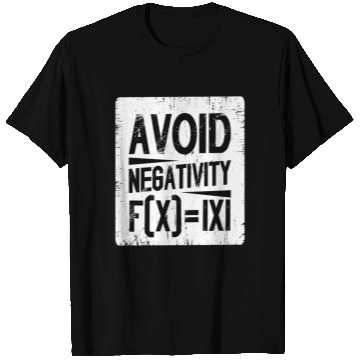 Discover Avoid Negativity Absolute Value Equation Vintage T Shirts