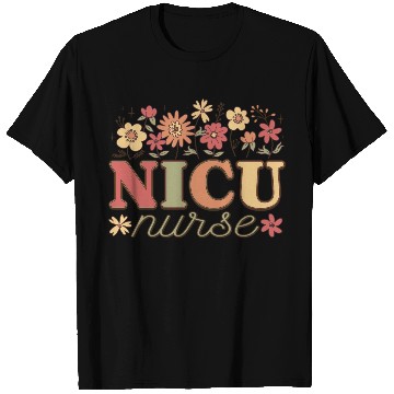 Discover NICU Nurse Floral Tribute T Shirts