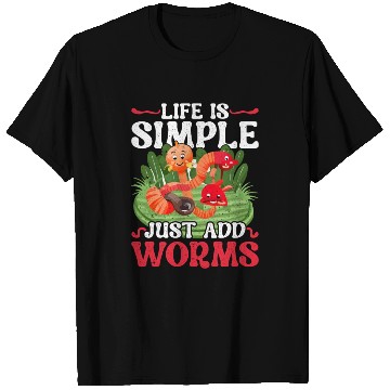 Discover Vermiculture Worm Farming T Shirts