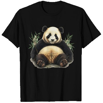 Discover Panda Chilling T Shirts
