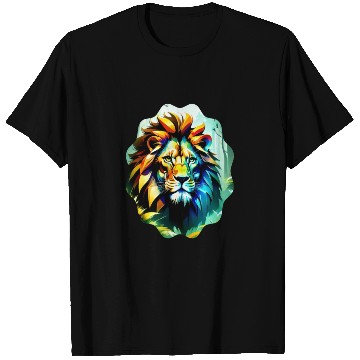 Discover Lion Abstract Art T Shirts
