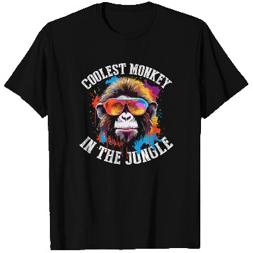 Discover Coolest Monkey In The Jungle T Shirts
