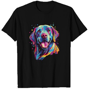Discover Watercolor Colorful Labrador Lab T Shirts