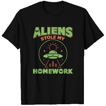 Discover Alien, Aliens, UFO, UAP, Space Unknown Flight T Shirts