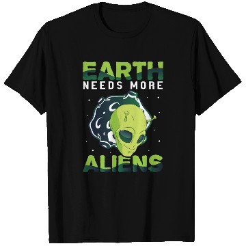 Discover Alien, Aliens, UFO, UAP, Space Unknown Flight T Shirts