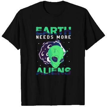 Discover Alien, Aliens, UFO, UAP, Space Unknown Flight T Shirts