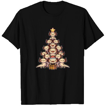 Discover Axolotl Christmas Tree Merry Christmas T Shirts
