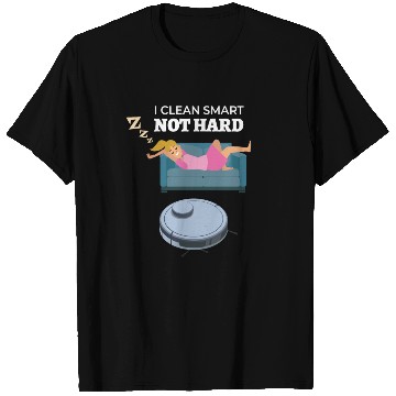 Discover I Clean Smart Robot Vacuum Cleaner Robot T Shirts