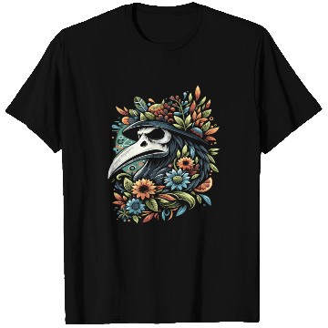 Discover Spooky Halloween Horror Plague Doctor Black Death T Shirts