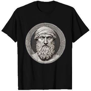 Discover Pythagoras Greek Mathematician Artwork T Shirts