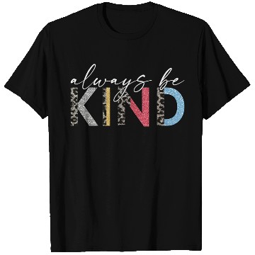 Discover Always Be Kind Leopard Style We Wear Orange T Shirts