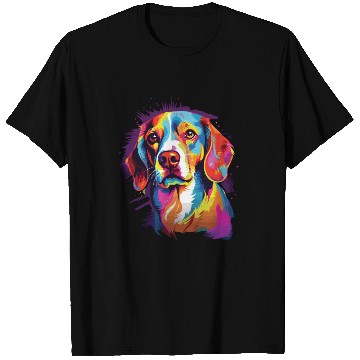 Discover Watercolor Colorful Beagle T Shirts
