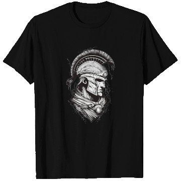 Discover Futuristic Warrior Portrait Design T Shirts