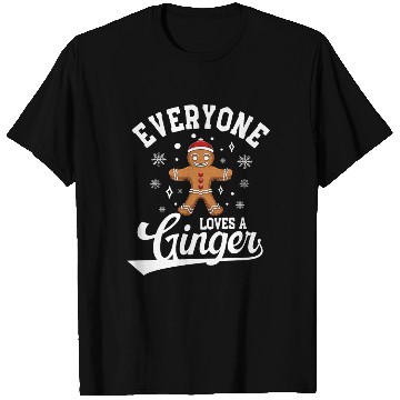 Discover Everyone Loves A Ginger, Gingerbread Santa T Shirts