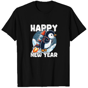 Discover Penguin Happy New Year T Shirts
