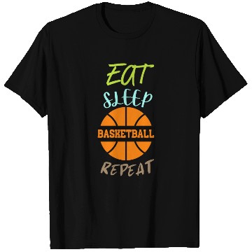 Discover Eat Sleep Repeat Basketball Coach Player T Shirts