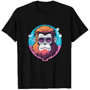 Discover Ape Monkey Illustration T Shirts