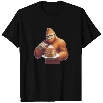 Discover Proud Bigfoot with Pancake Tower T Shirts