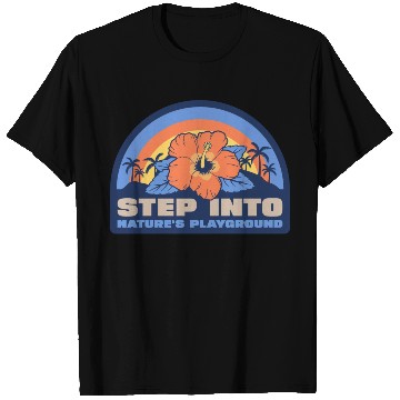 Discover Step into Nature's playground T Shirts