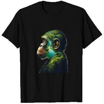 Discover Nature in Chimpanzee Body T Shirts