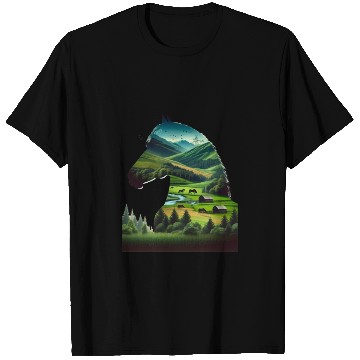 Discover Nature in Horse Pattern T Shirts