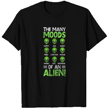 Discover Alien Space Earthling Mars T Shirts