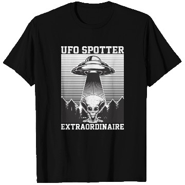 Discover Alien, Aliens, UFO, UAP, Space Unknown Flight T Shirts
