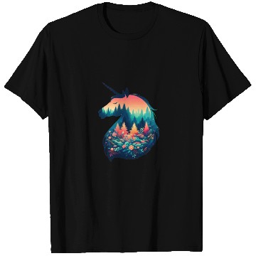 Discover Nature in Unicorn Pattern T Shirts