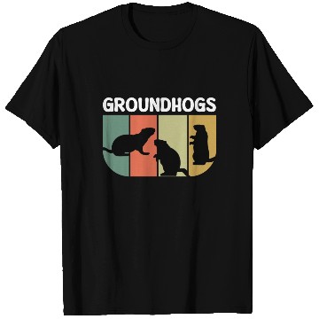 Discover Groundhogs Retro Vintage Happy Groundhog Day T Shirts