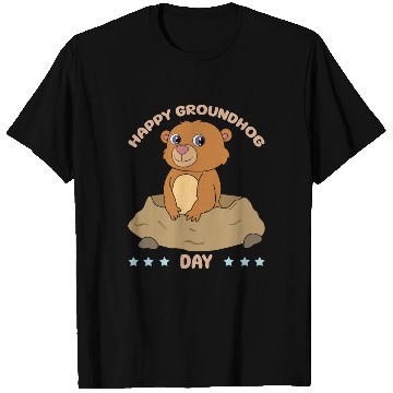 Discover Happy Groundhog Day Cute Kawaii Groundhog T Shirts
