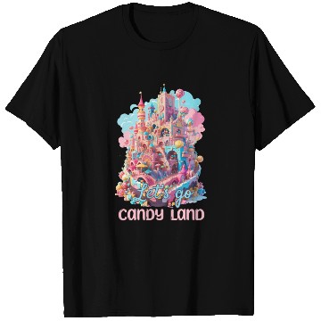 Discover Let's Go Candy Land Graphic T Shirts