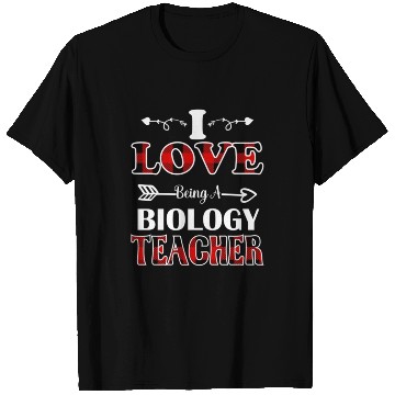 Discover Biology Teacher love valentines day149 T Shirts