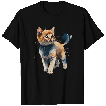 Discover A wonderful cat walking T Shirts
