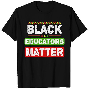 Discover Black Educators Matter African History Teacher Men T Shirts