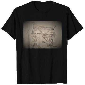 Discover The Dark Steampunk Electro-Piano 1900-2 Machine T Shirts