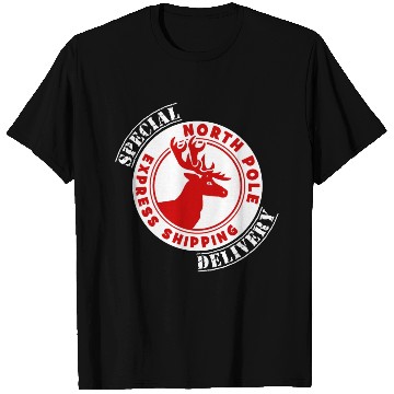 Discover NORTH POLE SPECIAL DELIVERY T Shirts