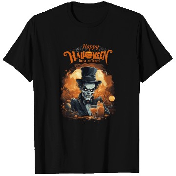 Discover Drink Or Treat Funny Happy Halloween Monster T Shirts