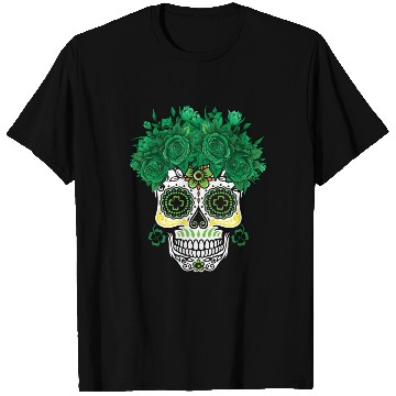 Discover Los Muertos Shamrock Saint Patrick's Day T Shirts