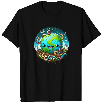 Discover Worm Farming Earthworm Gardener Vermiculture T Shirts