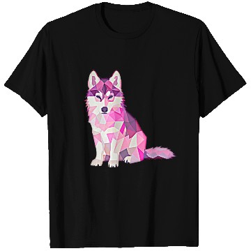 Discover Pink Wolf Cute Baby Wolf T Shirts