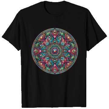 Discover psychedelic mandala T Shirts