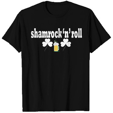 Discover Saint Patricks Day T Shirts - Shamrock n Roll On St P