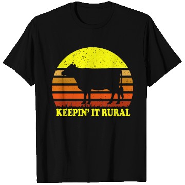 Discover Keepin' It Rural Cow Farming T Shirts