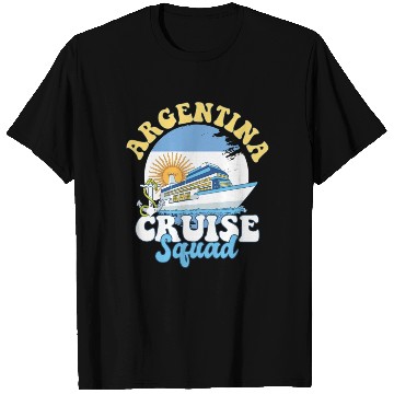 Discover Argentina Cruise Squad Family Vacation Trip T Shirts