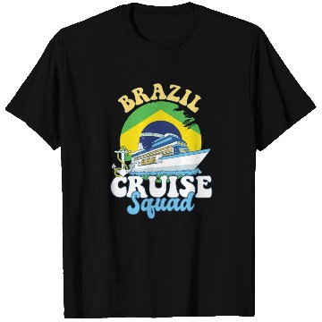 Discover Brazil Cruise Squad Family Vacation Trip T Shirts