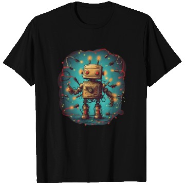 Discover Tangled Techmas Bot T Shirts