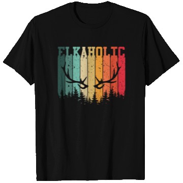 Discover Elk Hunting Elkaholic Hunters T Shirts
