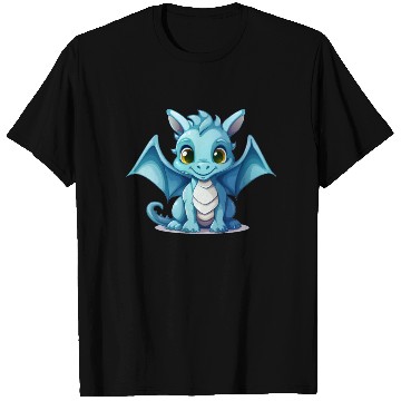 Discover Cute blue dragon T Shirts